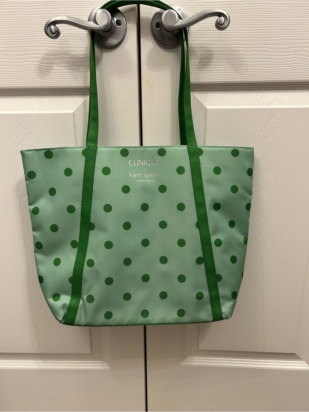 kate spade Green Polka Dot Tote Bag